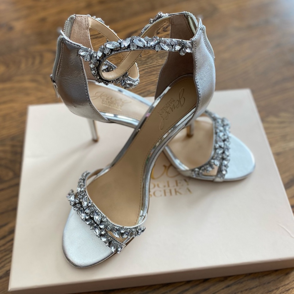 Jewel Badgley Mischka Wedding or Prom Shoes